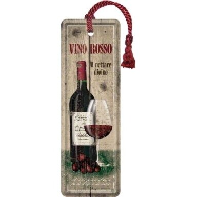 Knygų skirtukas „Vino Rosso“