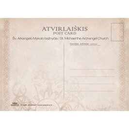 Atvirlaiškis - Kauno šv.arkangelo Mykolo bažnyčia 1