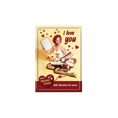 Atvirukas „I Love You Chocolate“