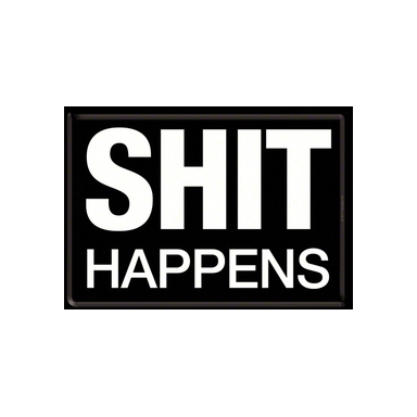 Atvirukas „Shit Happens“