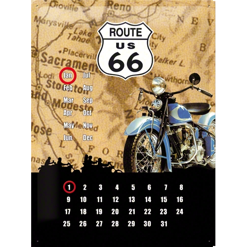 Kalendorius „Route 66“ Kalendorius „Route 66“