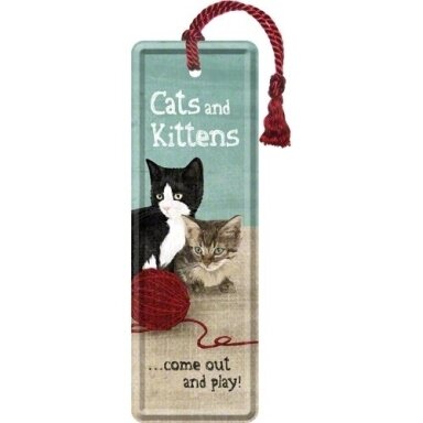 Knygų skirtukas „Cats and Kittens“