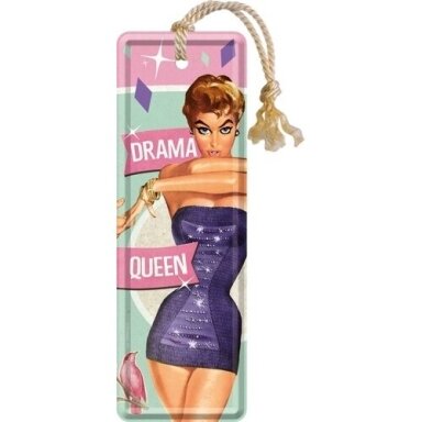 Knygų skirtukas „Drama Queen"