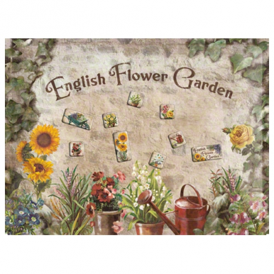 Lenta su magnetukais „Flower Garden“