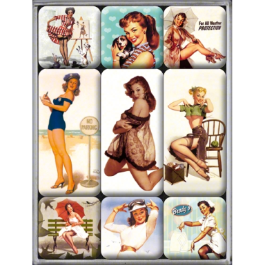Magnetukai „Pin Up: Parking“
