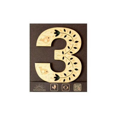 Medinis skaičiukas"3"