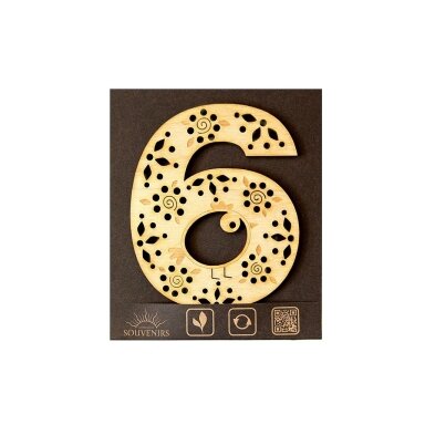 Medinis skaičiukas"6"