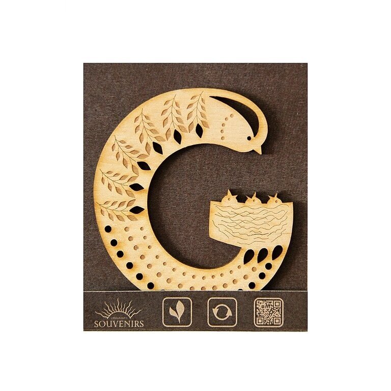 Medinė raidė"G" Medinė raidė"G"