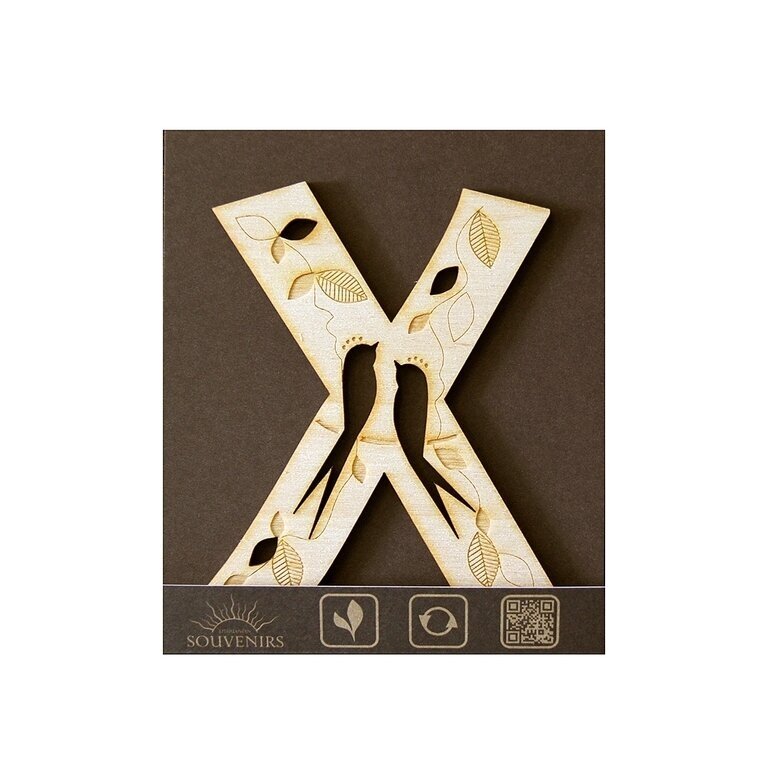 Medinė raidė"X" Medinė raidė"X"